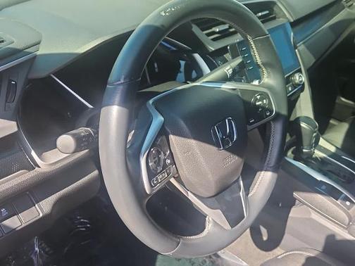 Platinum White Pearl 2019 Honda Civic SPORT