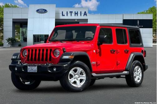 Firecracker Red Clearcoat 2018 Jeep Wrangler Unlimited SPORT