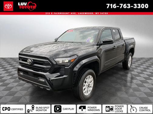 Black Metallic 2024 Toyota Tacoma SR5