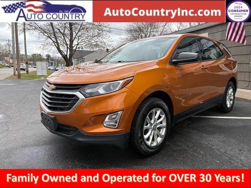 Orange 2018 Chevrolet Equinox LS