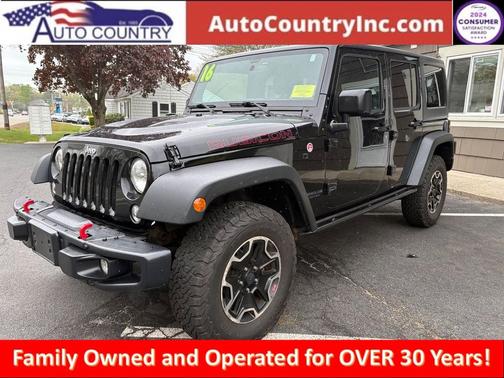 Black 2016 Jeep Wrangler Unlimited Rubicon