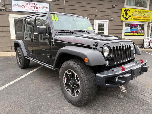 Black 2016 Jeep Wrangler Unlimited Rubicon
