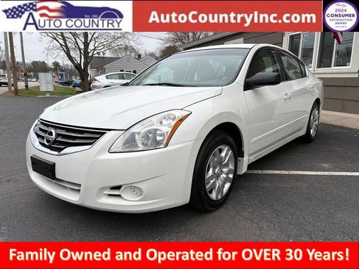 Pearl White 2012 Nissan Altima 2.5 S