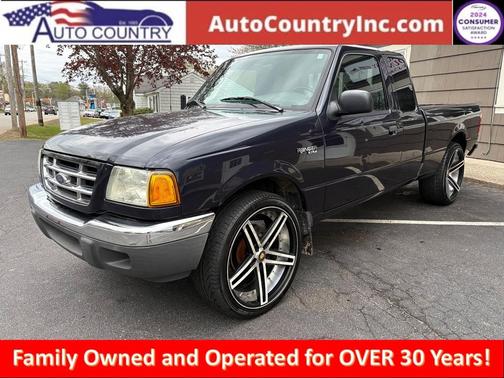 Dark Blue 2003 Ford Ranger XLT SuperCab