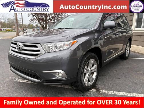 Graphite Clearcoat Metallic 2012 Toyota Highlander Limited