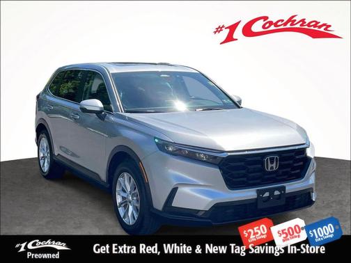 Lunar Silver Metallic 2024 Honda CR-V EX AWD