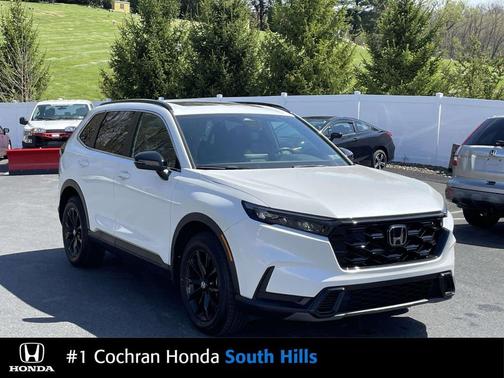 Platinum White Pearl 2023 Honda CR-V Hybrid Sport AWD