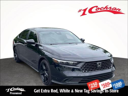 Crystal Black Pearl 2024 Honda Accord Hybrid Sport