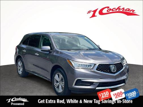 Modern Steel Metallic 2020 Acura MDX 3.5L