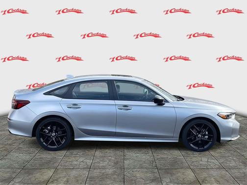Solar Silver Metallic 2026 Honda Civic Hybrid Sport