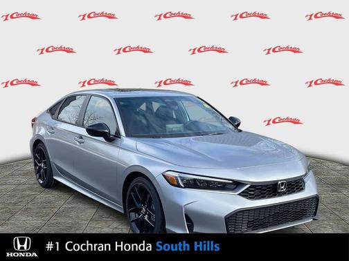 Solar Silver Metallic 2026 Honda Civic Hybrid Sport