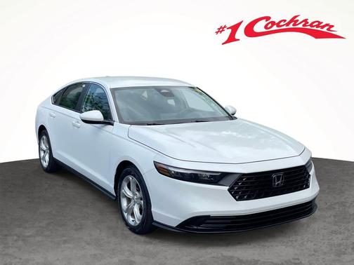 Platinum White Pearl 2023 Honda Accord LX 1.5T