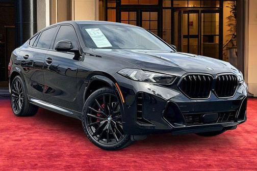 Black Sapphire Metallic 2024 BMW X6 xDrive40i