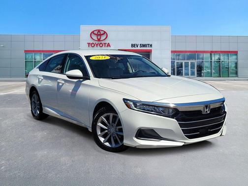 Platinum White Pearl 2021 Honda Accord LX 1.5T