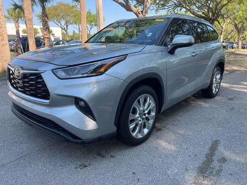 Silver 2023 Toyota Highlander Limited