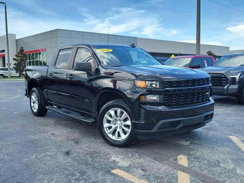 Black 2021 Chevrolet Silverado 1500 Custom