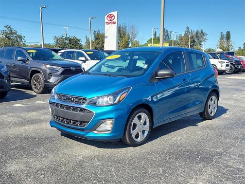 Caribbean Blue Metallic 2021 Chevrolet Spark LS