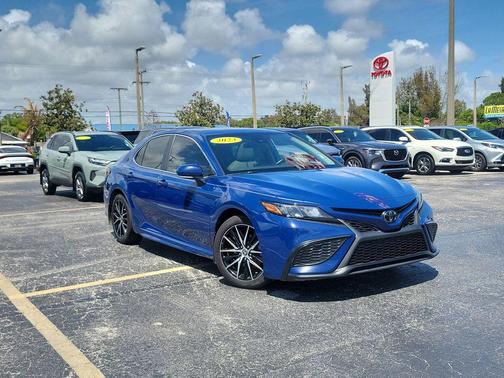 Reservoir Blue 2023 Toyota Camry SE