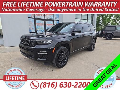Diamond Black Crystal Pearlcoat 2024 Jeep Grand Cherokee L Summit Reserve