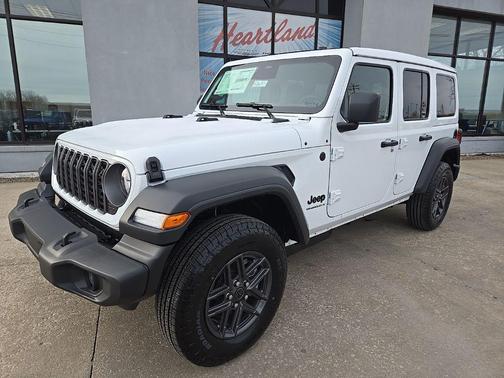 Bright White Clear-Coat Exterior Paint 2026 Jeep Wrangler Sport S