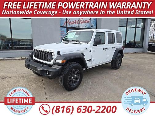 Bright White Clear-Coat Exterior Paint 2026 Jeep Wrangler Sport S