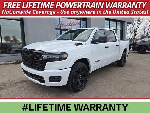 Bright White Clear-Coat Exterior Paint 2026 RAM 1500 Big Horn/Lone Star