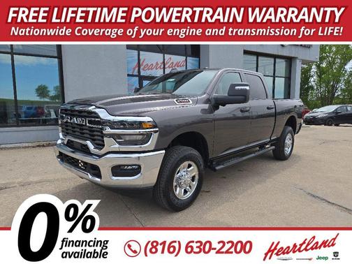 Granite Crystal Metallic Clear-Coat Exterior Paint 2026 RAM 2500 Tradesman Crew Cab 4x4 6'4' Box