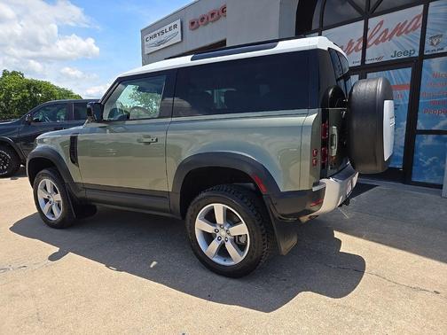 Pangea Green Metallic 2021 Land Rover Defender 90 First Edition