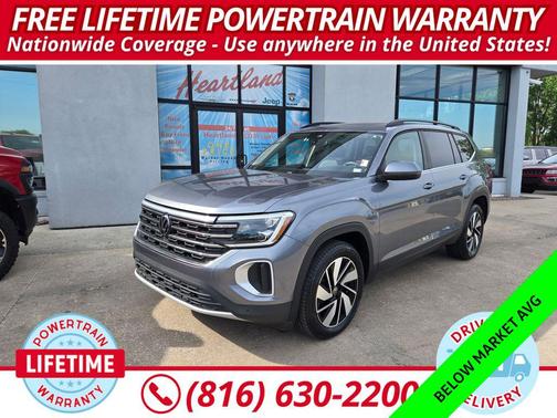 Silver Mist Metallic 2024 Volkswagen Atlas 2.0T SE w/Technology 4MOTION