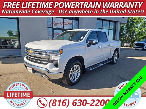 Summit White 2023 Chevrolet Silverado 1500 LTZ