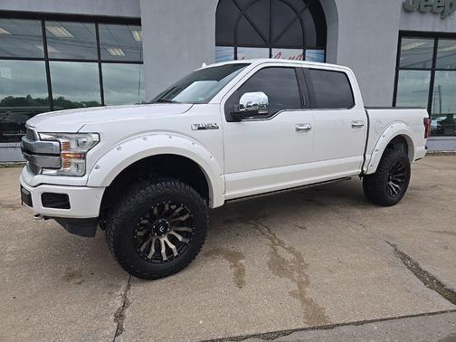White Platinum Metallic Tri-Coat 2019 Ford F-150 Platinum