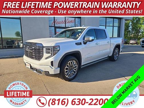 White Frost Tricoat 2024 GMC Sierra 1500 Denali Ultimate