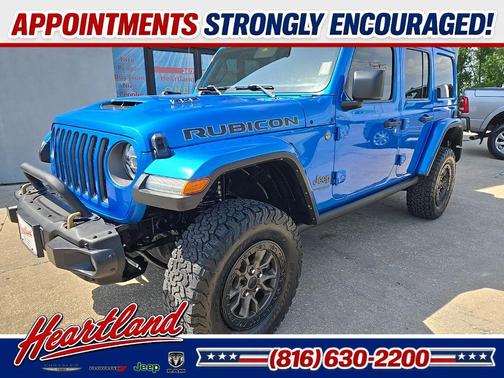 Hydro Blue Pearlcoat 2022 Jeep Wrangler Unlimited Rubicon 392