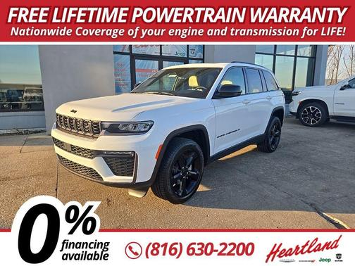 Bright White Clear-Coat Exterior Paint 2026 Jeep Grand Cherokee Limited