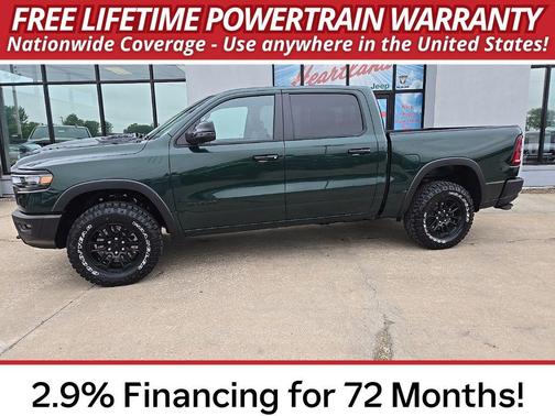 Serrano-Green Metallic Exterior Paint 2026 RAM 1500 Rebel