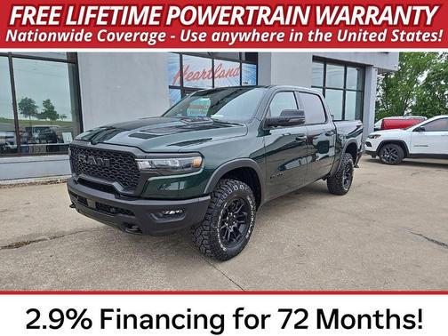 Serrano-Green Metallic Exterior Paint 2026 RAM 1500 Rebel