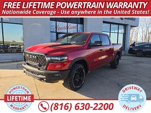 Molten Red Pearl-Coat Exterior Paint 2026 RAM 1500 Rebel