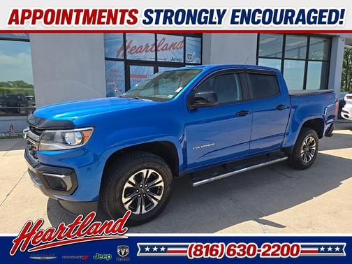 Bright Blue Metallic 2021 Chevrolet Colorado Z71