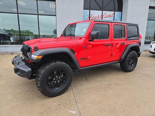 Firecracker Red Clearcoat 2024 Jeep Wrangler Willys