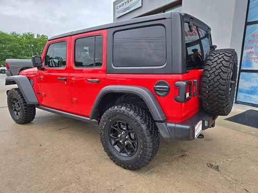 Firecracker Red Clearcoat 2024 Jeep Wrangler Willys