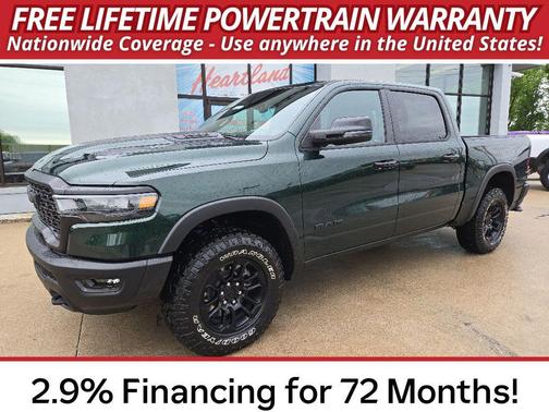 Serrano-Green Metallic Exterior Paint 2026 RAM 1500 Rebel