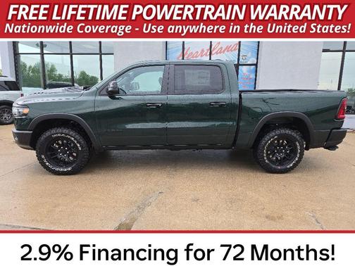 Serrano-Green Metallic Exterior Paint 2026 RAM 1500 Rebel