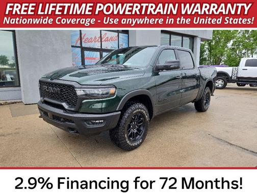 Serrano-Green Metallic Exterior Paint 2026 RAM 1500 Rebel