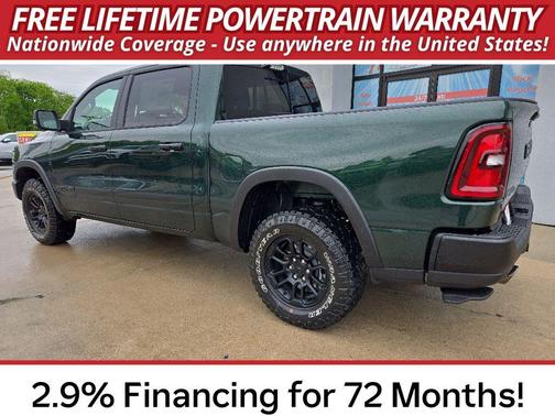 Serrano-Green Metallic Exterior Paint 2026 RAM 1500 Rebel