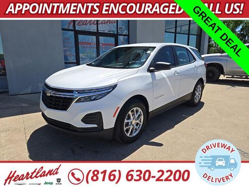 Summit White 2023 Chevrolet Equinox LS