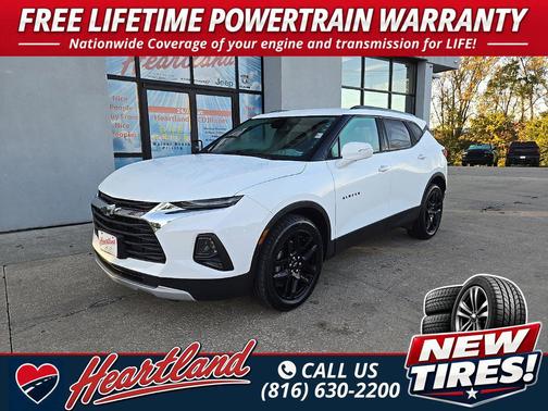 Summit White 2022 Chevrolet Blazer 3LT