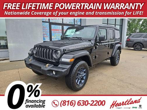 Black Clear-Coat Exterior Paint 2026 Jeep Wrangler 85th Anniversary