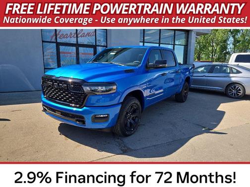 Hydro Blue Pearl-Coat Exterior Paint 2026 RAM 1500 Big Horn/Lone Star