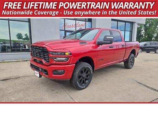 Molten Red Pearl-Coat Exterior Paint 2026 RAM 2500 Big Horn Crew Cab 4x4 6'4' Box