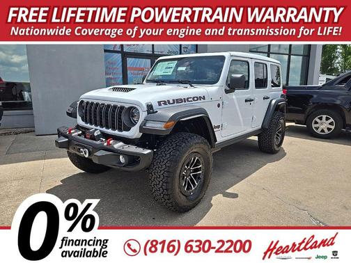 Bright White Clear-Coat Exterior Paint 2026 Jeep Wrangler Rubicon